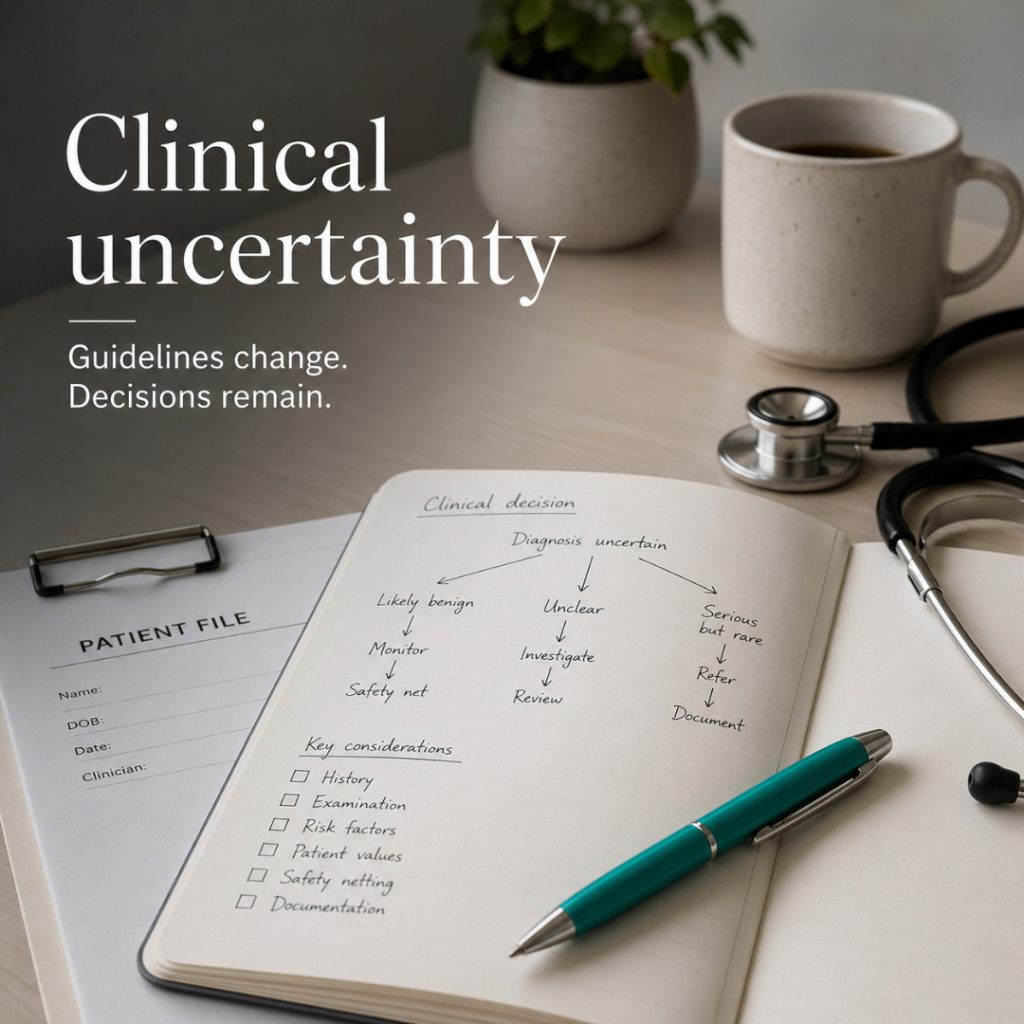 Preparing for Clinical Uncertainty and Medicolegal Risk: Changing Guidelines, Litigation Trends and Evolving Regulations